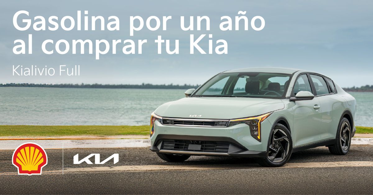 Gasolina por un año al comprar tu Kia. Kialivio Full
